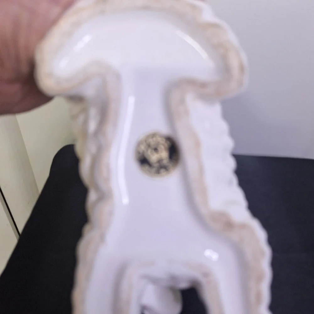 Wales Ceramic Scottie Dog Planter 7.5" long X 5" wide - Picture 4 of 5